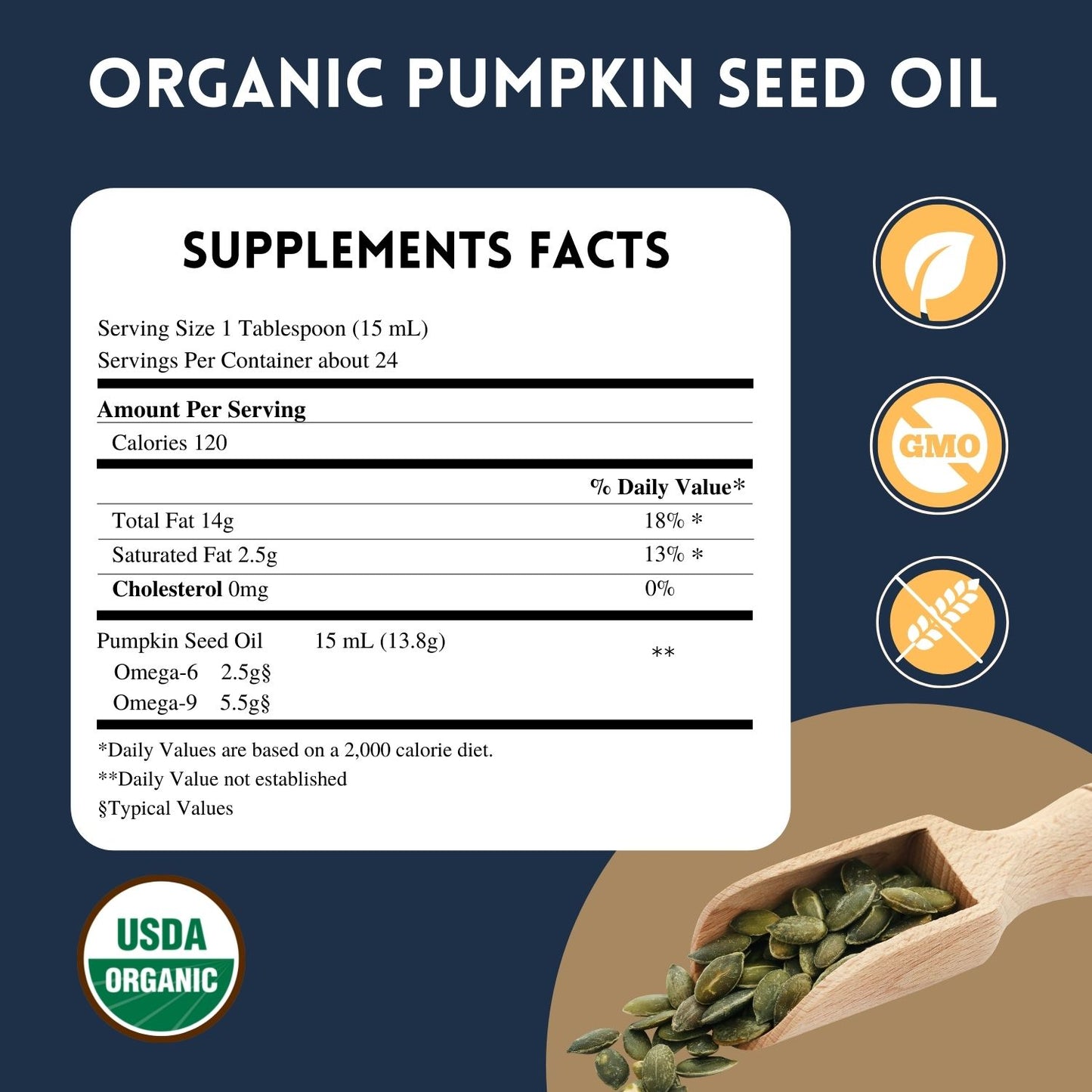 Organic Pumpkin Seed Oil!