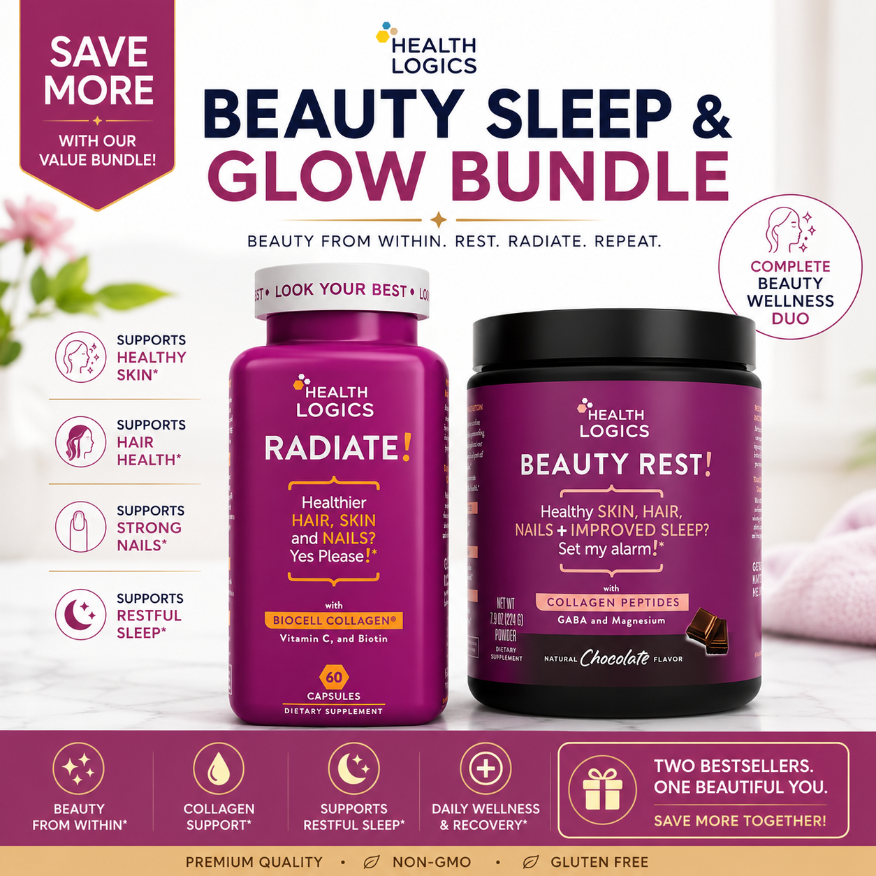 Beauty Sleep & Glow Bundle