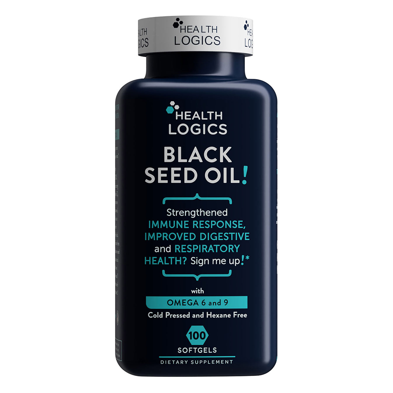 Black Cumin Seed Oil Soft Gels 100 Capsules Health Logics