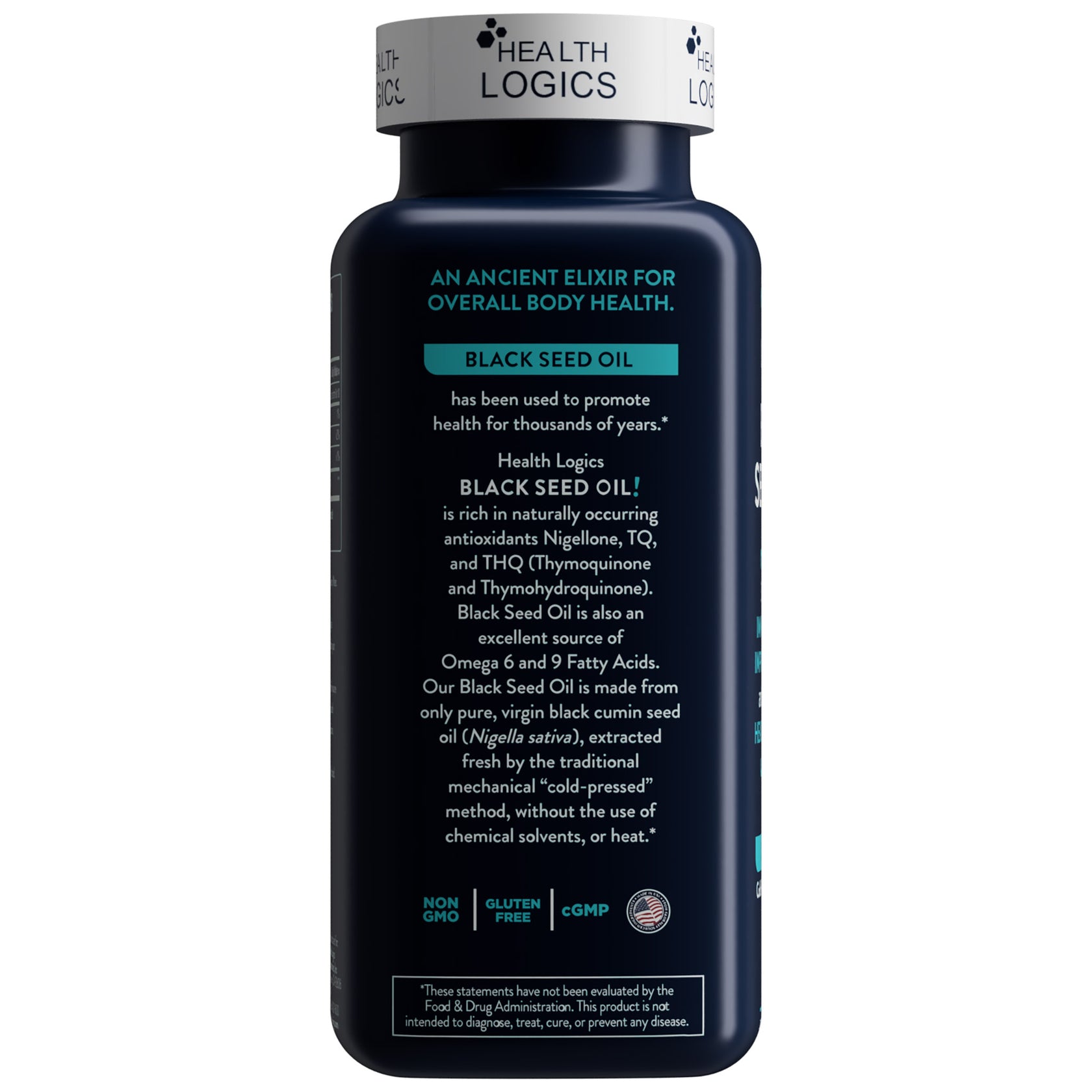 Black Cumin Seed Oil Soft Gels 100 Capsules Health Logics